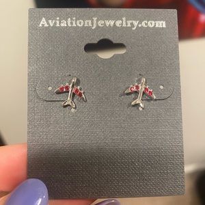 Airplane Earrings